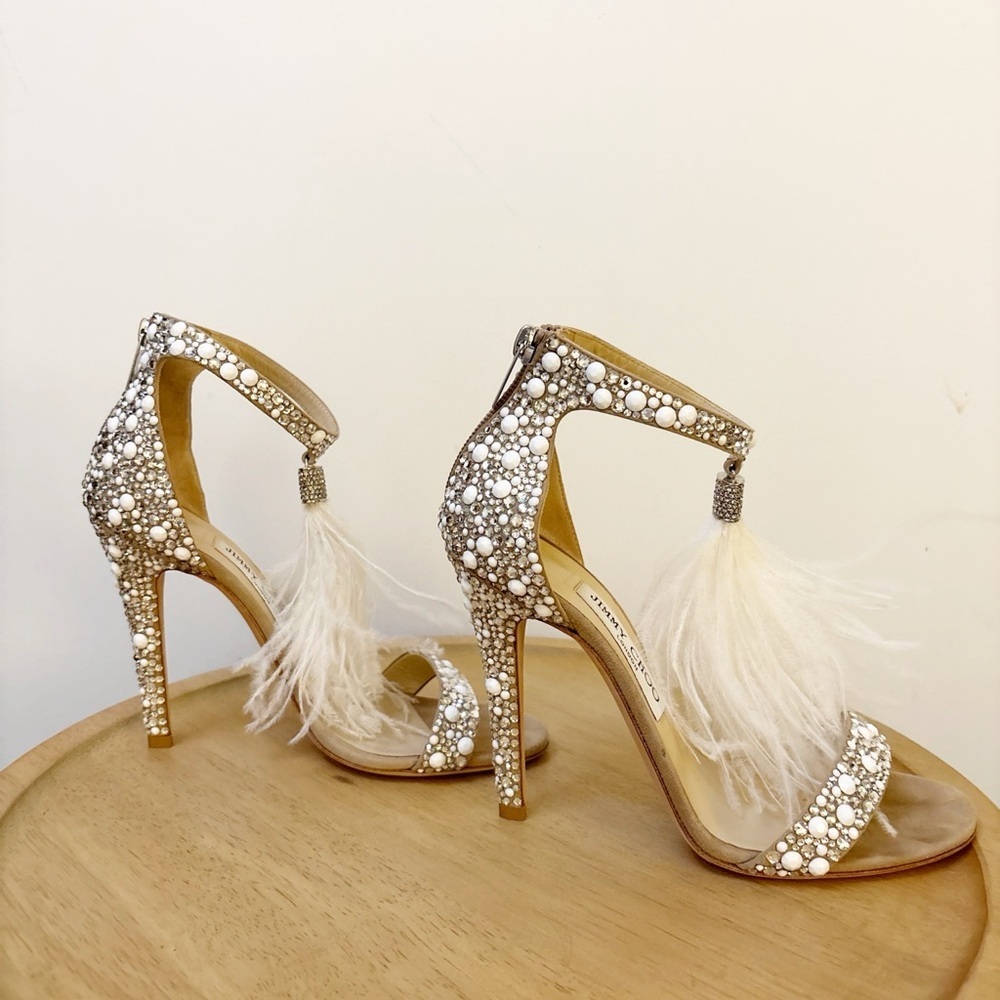 Jimmy Choo Viola 110 Crystal Heels - Picture 7 of 10